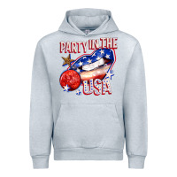 Heather Grey party in the usa billie wilder Urban Hoodie - texasbilliewilder
