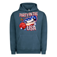 Pigment Midnight Navy party in the usa billie wilder Urban Hoodie - texasbilliewilder