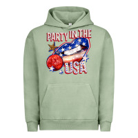 Pigment Oil Green party in the usa billie wilder Urban Hoodie - texasbilliewilder