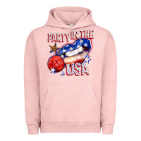 Pigment Salmon party in the usa billie wilder Urban Hoodie - texasbilliewilder