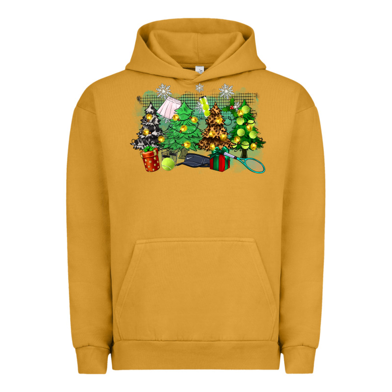 Christmas Trees With Tennis Urban Hoodie by Zillion Design Studio | Teevron