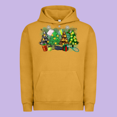 Urban Hoodie christmas trees with tennis