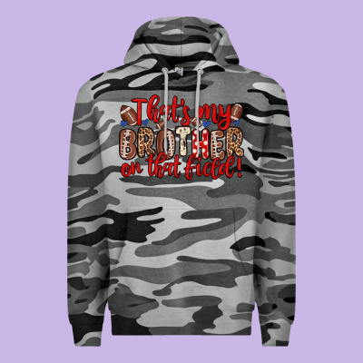 That S My Brother On That Field Premium Hoodie Designed By Zillion Design Studio
