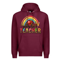 Burgundy preschool teacher Premium Hoodie - texasbilliewilder