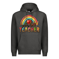 Charcoal Heather preschool teacher Premium Hoodie - texasbilliewilder