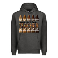Charcoal Heather proud black teacher Premium Hoodie - texasbilliewilder