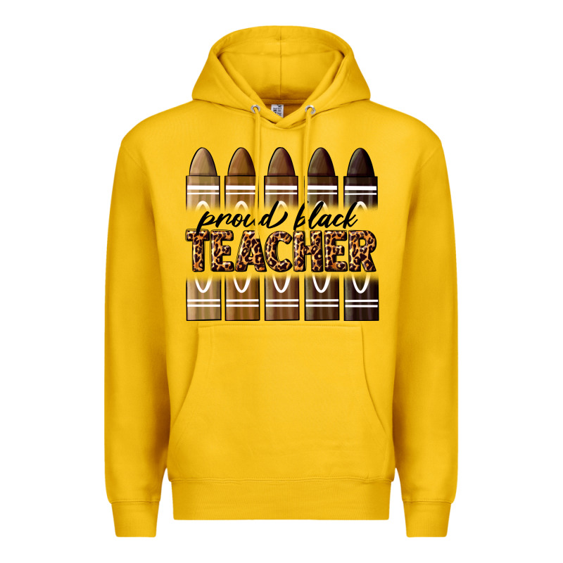 Proud Black Teacher Premium Hoodie by texasbilliewilder | Teevron