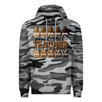 Slate Camo proud black teacher Premium Hoodie - texasbilliewilder