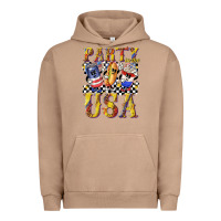 Pigment Burro party in the usa with leopard Urban Hoodie - texasbilliewilder