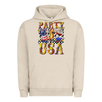 Pigment French Oak party in the usa with leopard Urban Hoodie - texasbilliewilder