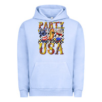 Pigment Grape Ice party in the usa with leopard Urban Hoodie - texasbilliewilder
