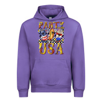 Tulip party in the usa with leopard Urban Hoodie - texasbilliewilder