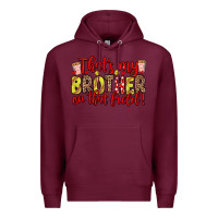 Burgundy that s my brother on that field Premium Hoodie - Zillion Design Studio