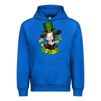 Cobalt st patricks day cow Urban Hoodie - RanaPortraitStore