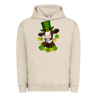 Pigment French Oak st patricks day cow Urban Hoodie - RanaPortraitStore