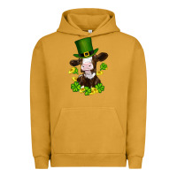 Pigment Peanut Butter st patricks day cow Urban Hoodie - RanaPortraitStore