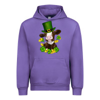 Tulip st patricks day cow Urban Hoodie - RanaPortraitStore