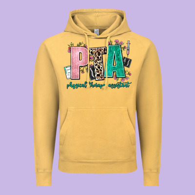 Pta Physical Therapy Assistant Vintage Hoodie Designed By Adodesignshop