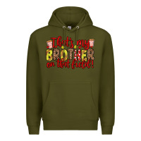 Army Green that s my brother on that field Premium Hoodie - Zillion Design Studio