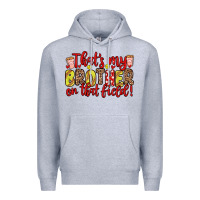 Heather Grey that s my brother on that field Premium Hoodie - Zillion Design Studio