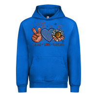 Cobalt peace love america billie wilder Urban Hoodie - texasbilliewilder