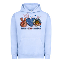 Pigment Grape Ice peace love america billie wilder Urban Hoodie - texasbilliewilder