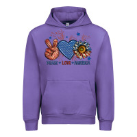 Tulip peace love america billie wilder Urban Hoodie - texasbilliewilder