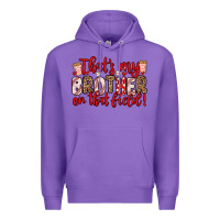Purple that s my brother on that field Premium Hoodie - Zillion Design Studio
