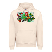 Sandshell christmas trees with soccer Urban Hoodie - Zillion Design Studio