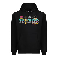 Black race with teacher Premium Hoodie - texasbilliewilder