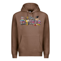 Chestnut race with teacher Premium Hoodie - texasbilliewilder