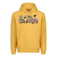Mustard race with teacher Premium Hoodie - texasbilliewilder