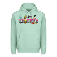 Seafoam race with teacher Premium Hoodie - texasbilliewilder