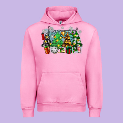 Urban Hoodie christmas trees with volleyball
