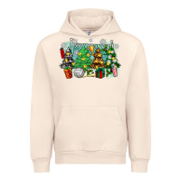 Sandshell christmas trees with volleyball Urban Hoodie - Zillion Design Studio