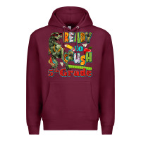 Burgundy ready to crush fifth grade Premium Hoodie - texasbilliewilder