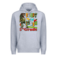 Heather Grey ready to crush fifth grade Premium Hoodie - texasbilliewilder