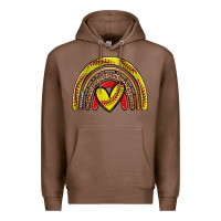 Chestnut softball rainbow Premium Hoodie - Zillion Design Studio