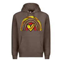 Coffee softball rainbow Premium Hoodie - Zillion Design Studio