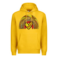 Lemon softball rainbow Premium Hoodie - Zillion Design Studio