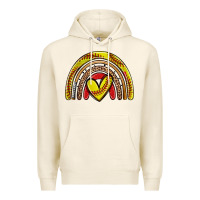 Tofu softball rainbow Premium Hoodie - Zillion Design Studio