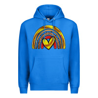 True Royal softball rainbow Premium Hoodie - Zillion Design Studio