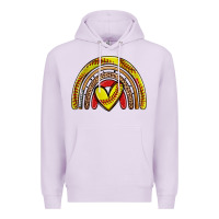 Lilac softball rainbow Premium Hoodie - Zillion Design Studio