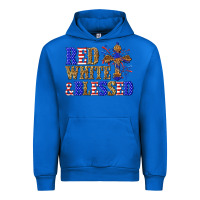 Cobalt red white and blessed Urban Hoodie - texasbilliewilder