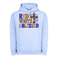 Pigment Grape Ice red white and blessed Urban Hoodie - texasbilliewilder