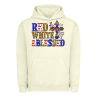 Pigment Pistachio red white and blessed Urban Hoodie - texasbilliewilder