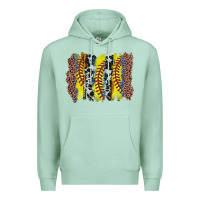 Seafoam softball brushstroke Premium Hoodie - Zillion Design Studio