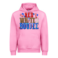 Fuchsia Pink red white and boujee billie wilder Urban Hoodie - texasbilliewilder