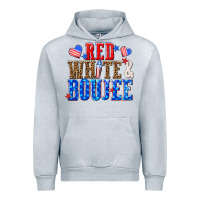 Heather Grey red white and boujee billie wilder Urban Hoodie - texasbilliewilder
