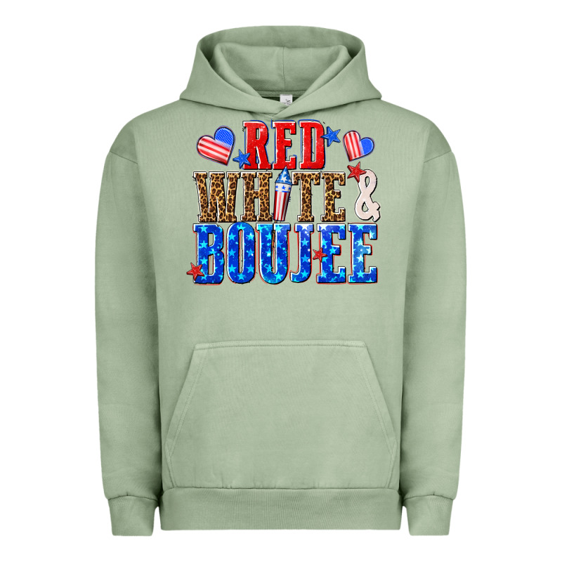 Red White And Boujee Billie Wilder Urban Hoodie by texasbilliewilder | Teevron